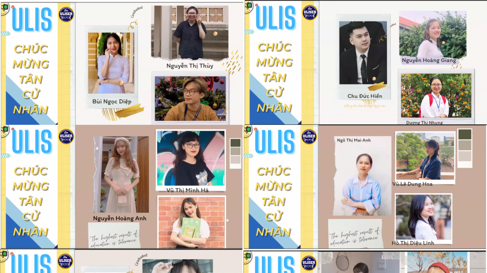 Các tân cử nhân trường ĐH Ngoại ngữ - ĐHQG Hà Nội. Các tân cử nhân trường Đại học Ngoại ngữ