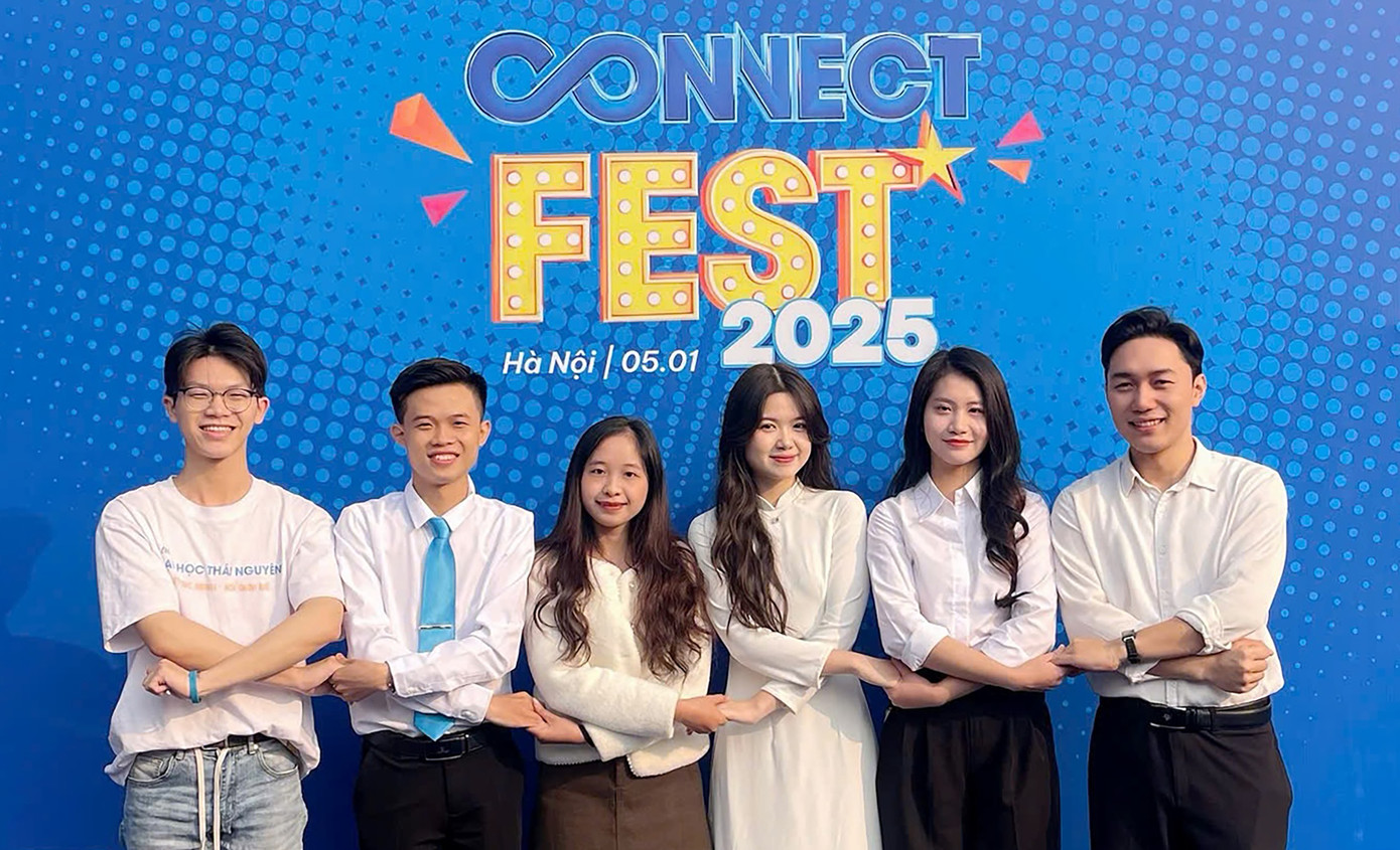 Nhóm bạn &apos;Sinh viên 5 tốt&apos; cùng nhau toả sáng nhân Kỷ niệm 75 năm Ngày truyền thống Học sinh, sinh viên và Hội Sinh viên Việt Nam.