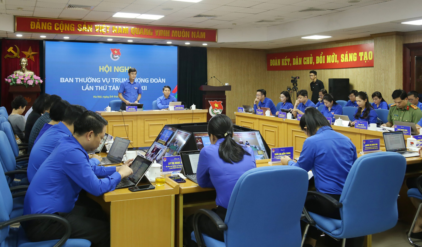 Hội nghị Ban thường vụ T.Ư Đoàn lần thứ 8, khoá XII.