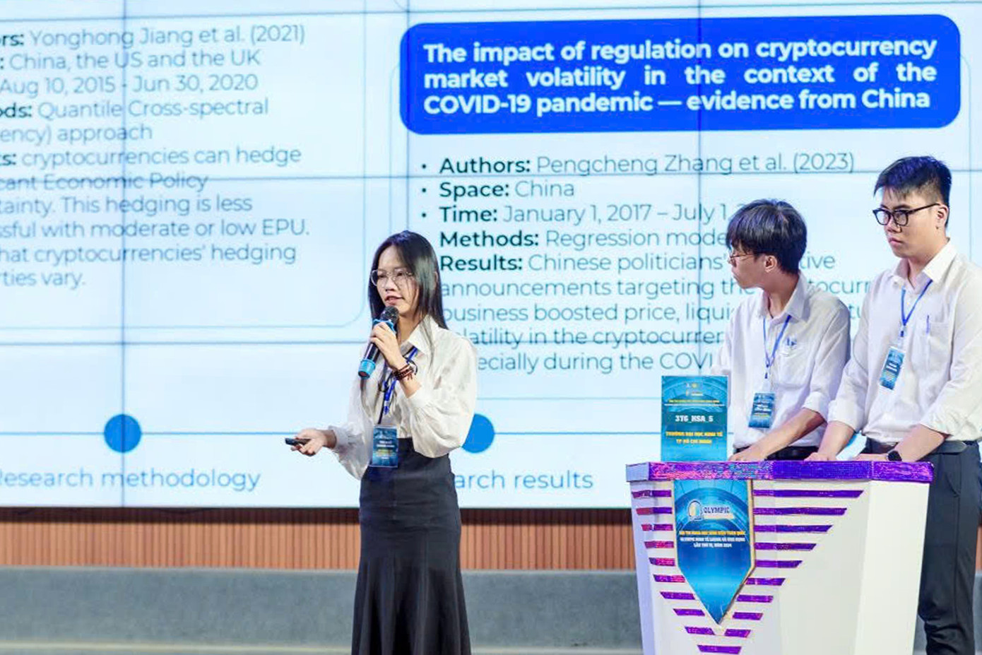 Đội thi tham gia Olympic Kinh tế lượng và Ứng dụng 2024. Ảnh: BTC Đội thi tham gia Olympic Kinh tế lượng và Ứng dụng 2024. Ảnh: BTC