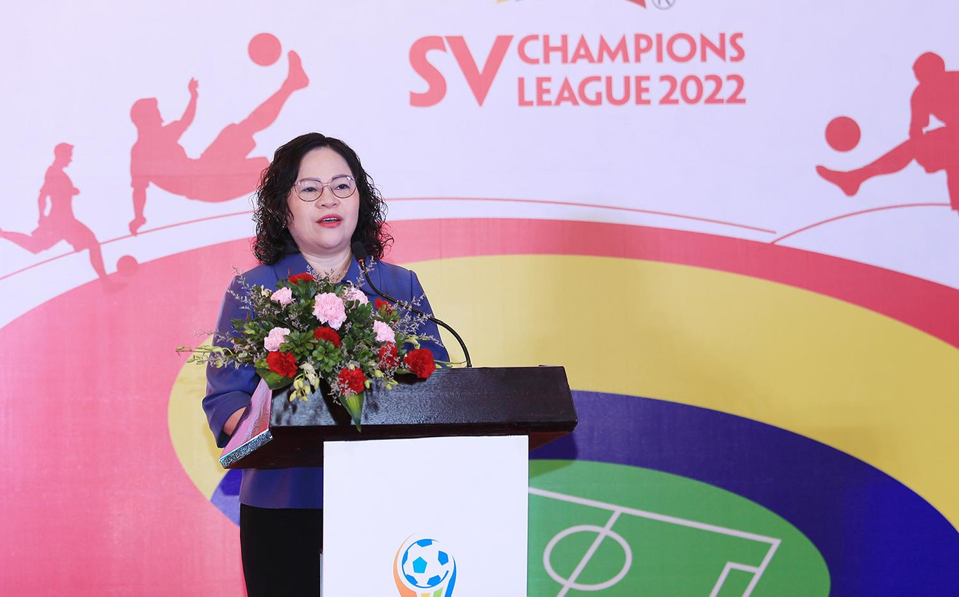 Bà Ngô Thị Minh, Thứ trưởng Bộ GD - ĐT phát biểu tại chương trình.