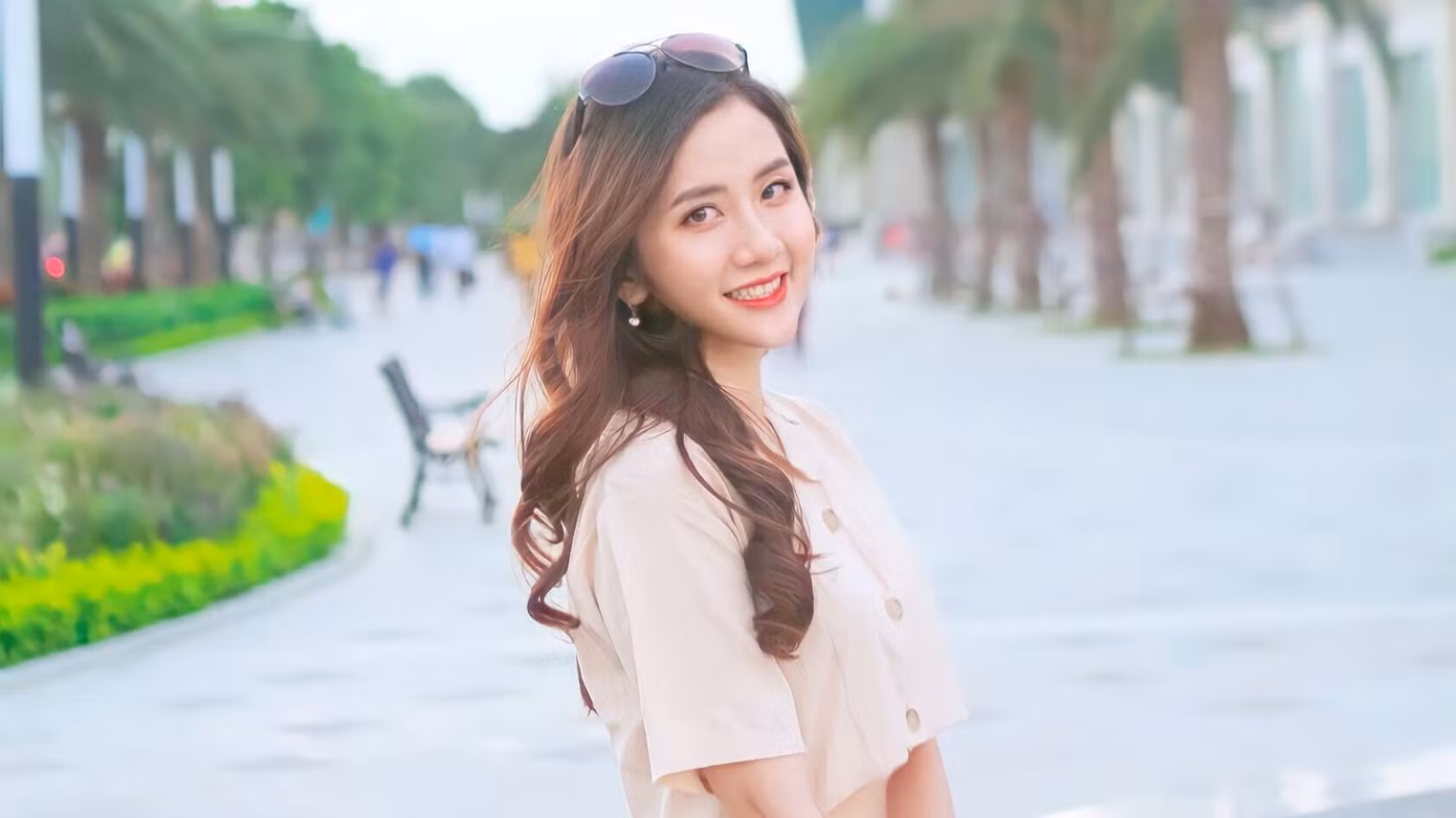 Ngọc Thảo luôn giữ vững sự lạc quan, vui vẻ. Ảnh: NVCC