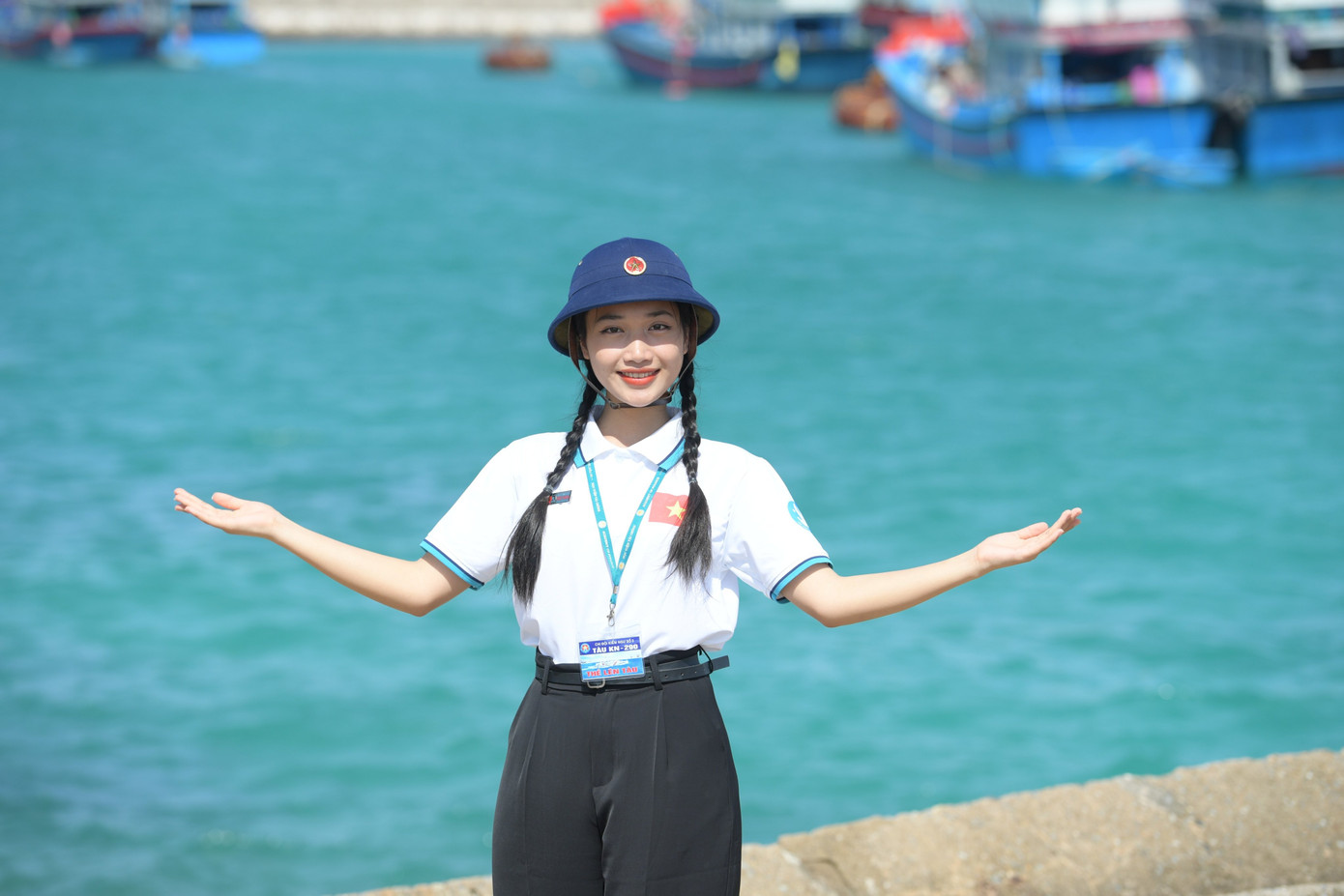 Chị Vũ Thị Ngọc – Phó Chủ tịch Hội Sinh viên TP. Hà Nội.