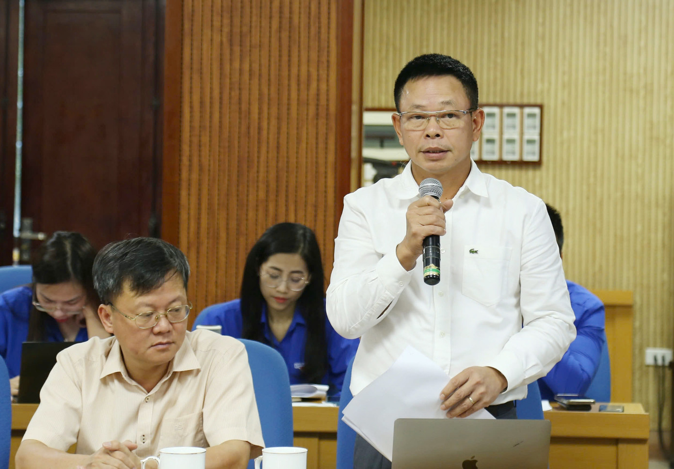 Đại diện các đơn vị, cơ sở Đoàn phát biểu tại Hội nghị.