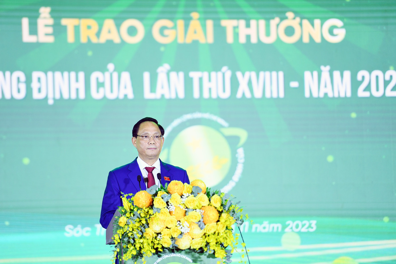 Thượng tướng Trần Quang Phương - Phó Chủ tịch Quốc hội, phát biểu tại chương trình.