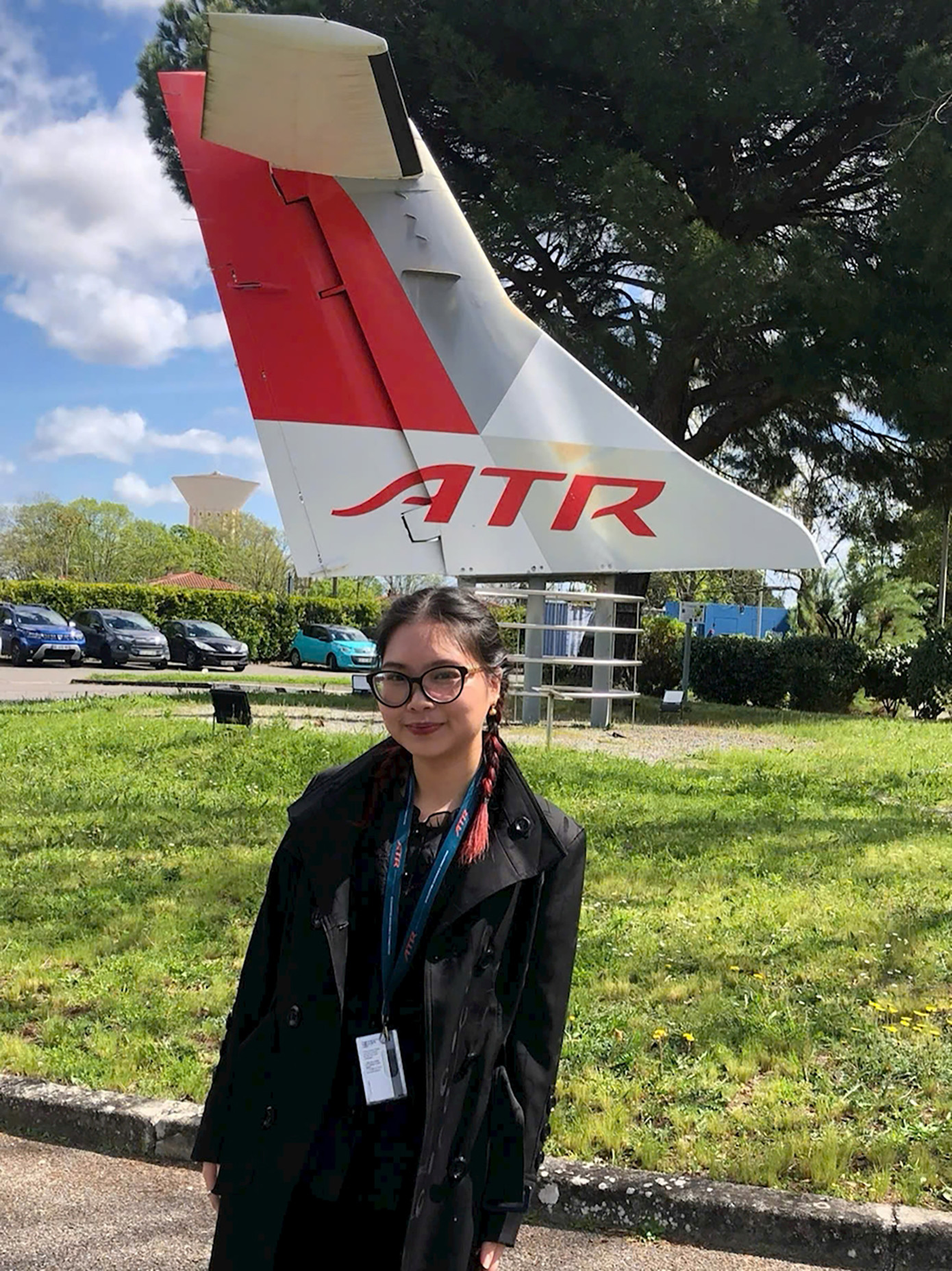 Phùng Ngọc Uyên khi thực tập và làm luận văn Thạc sĩ tại Pháp.