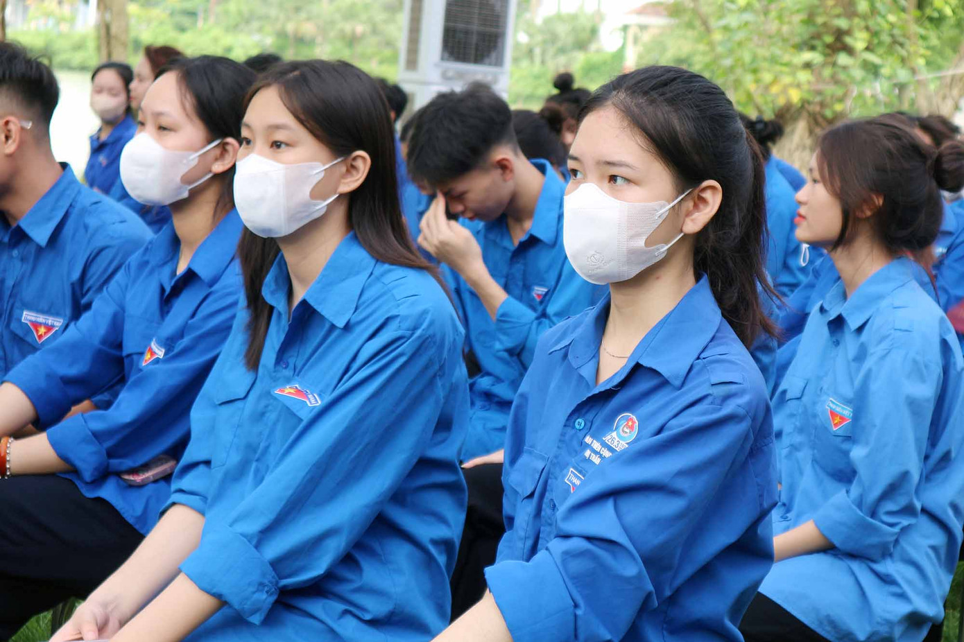 Đông đảo đoàn viên, thanh niên tham gia chương trình.