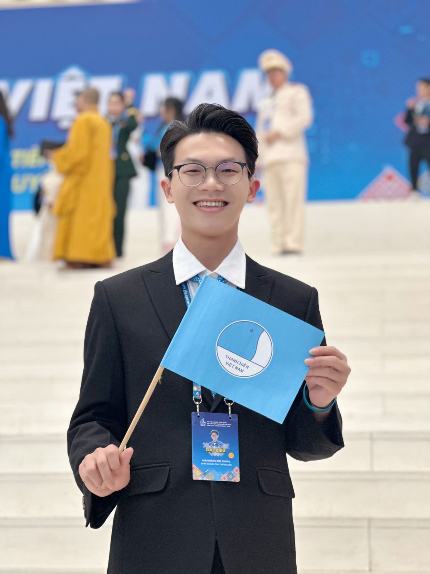 Hoàng Đức Chung - Phó Chủ tịch Hội Sinh viên tỉnh Thái Nguyên.