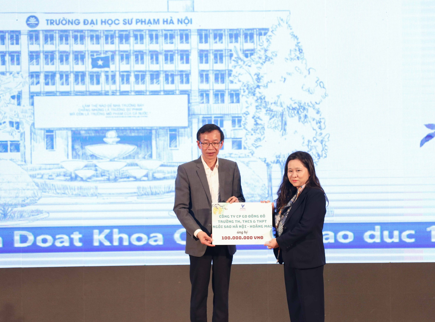 Các đơn vị, cá nhân ủng hộ tại chương trình.