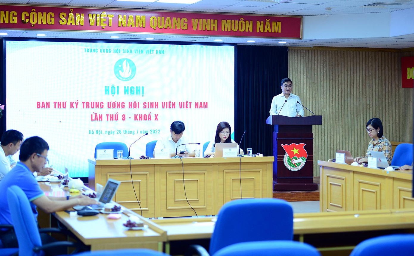 Hội nghị Ban thư ký T.Ư Hội Sinh viên Việt Nam lần thứ 8, khoá X, diễn ra trong cả ngày 26/7, tại Hà Nội.