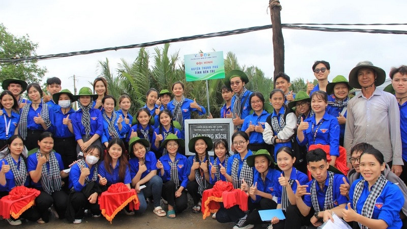 Các hoạt động nổi bật của các chiến sĩ tình nguyện 'Mùa Hè Xanh' trường ĐH Thủ Dầu Một.