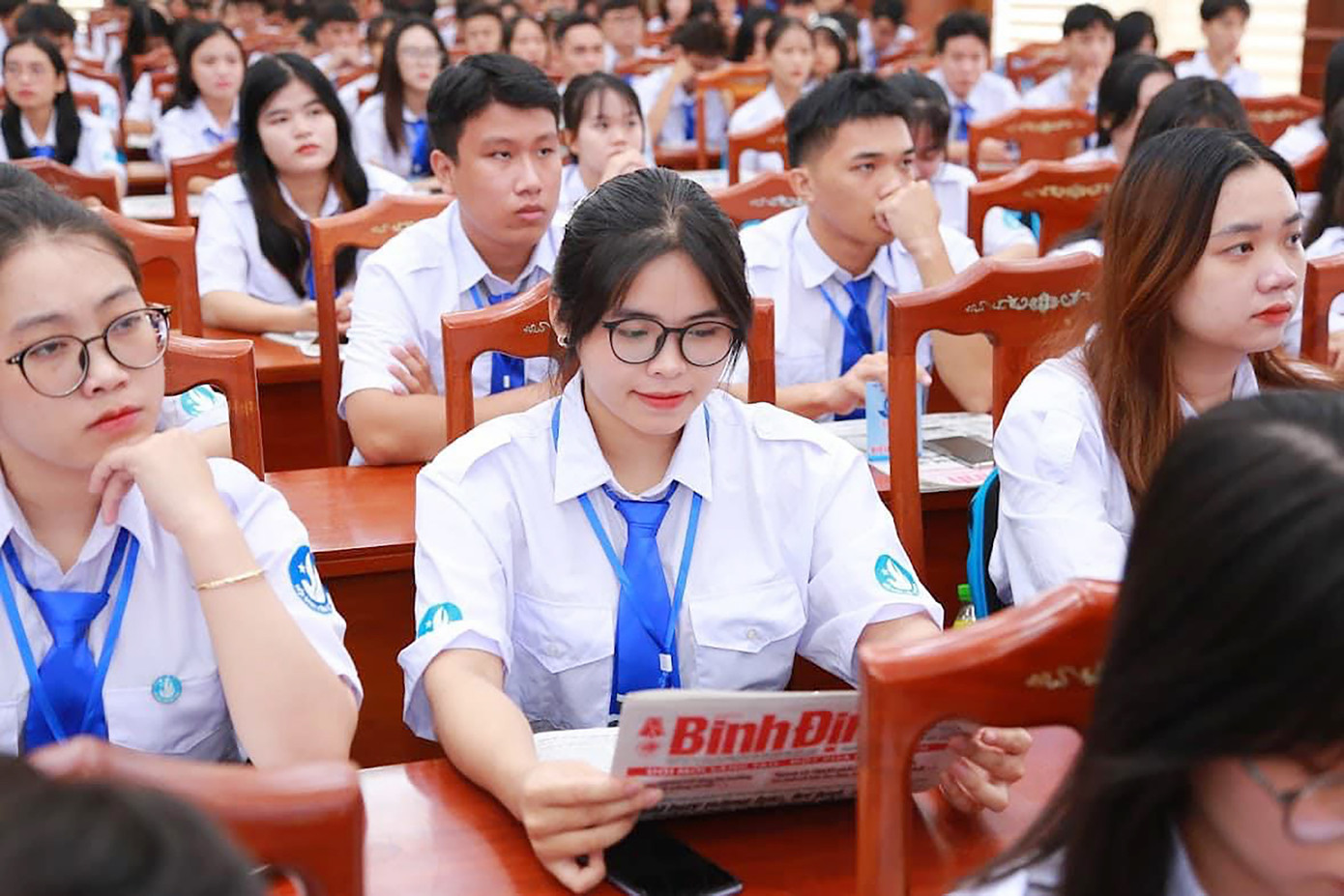 300 đại biểu đại diện cho hơn 16.000 hội viên, sinh viên của các trường đại học, cao đẳng trên địa bàn tỉnh Bình Định tham dự Đại hội. 300 đại biểu đại diện cho hơn 16.000 hội viên, sinh viên của các trường đại học, cao đẳng trên địa bàn tỉnh Bình Định tham dự Đại hội.