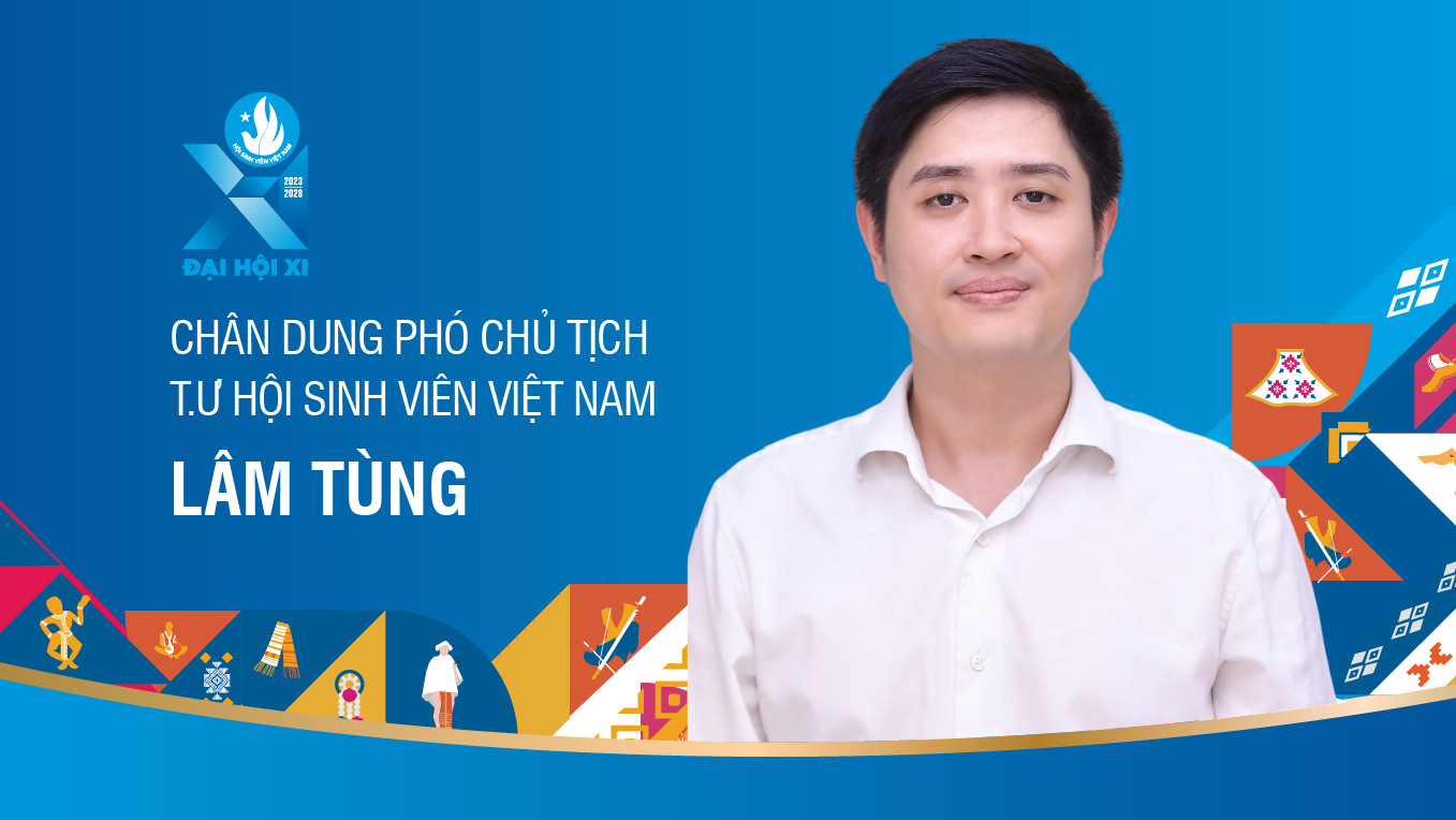 Anh Lâm Tùng - tân Phó Chủ tịch T.Ư Hội Sinh viên Việt Nam.