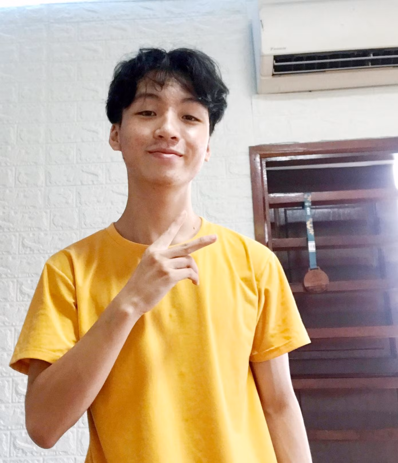 Nguyễn Đình Trung, nam sinh trường THPT Thạch Thành 3 (Thanh Hóa).