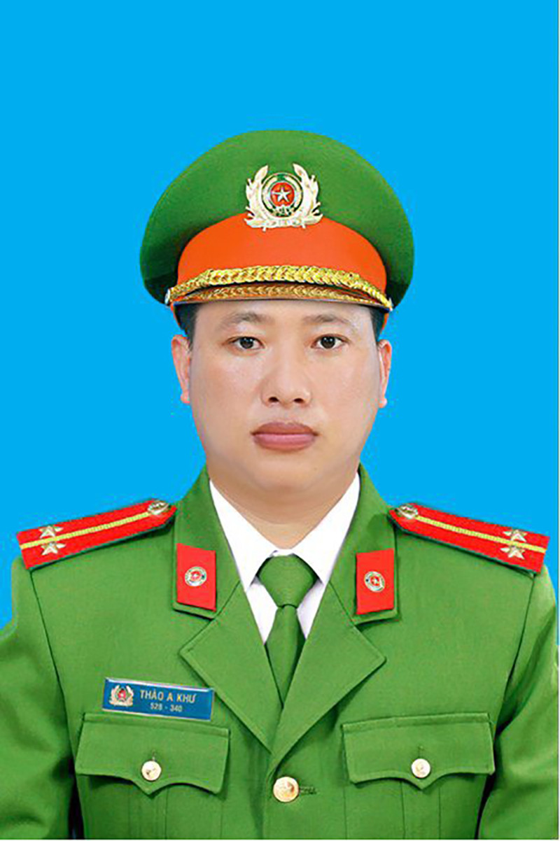 Trung uý Thào A Khư.