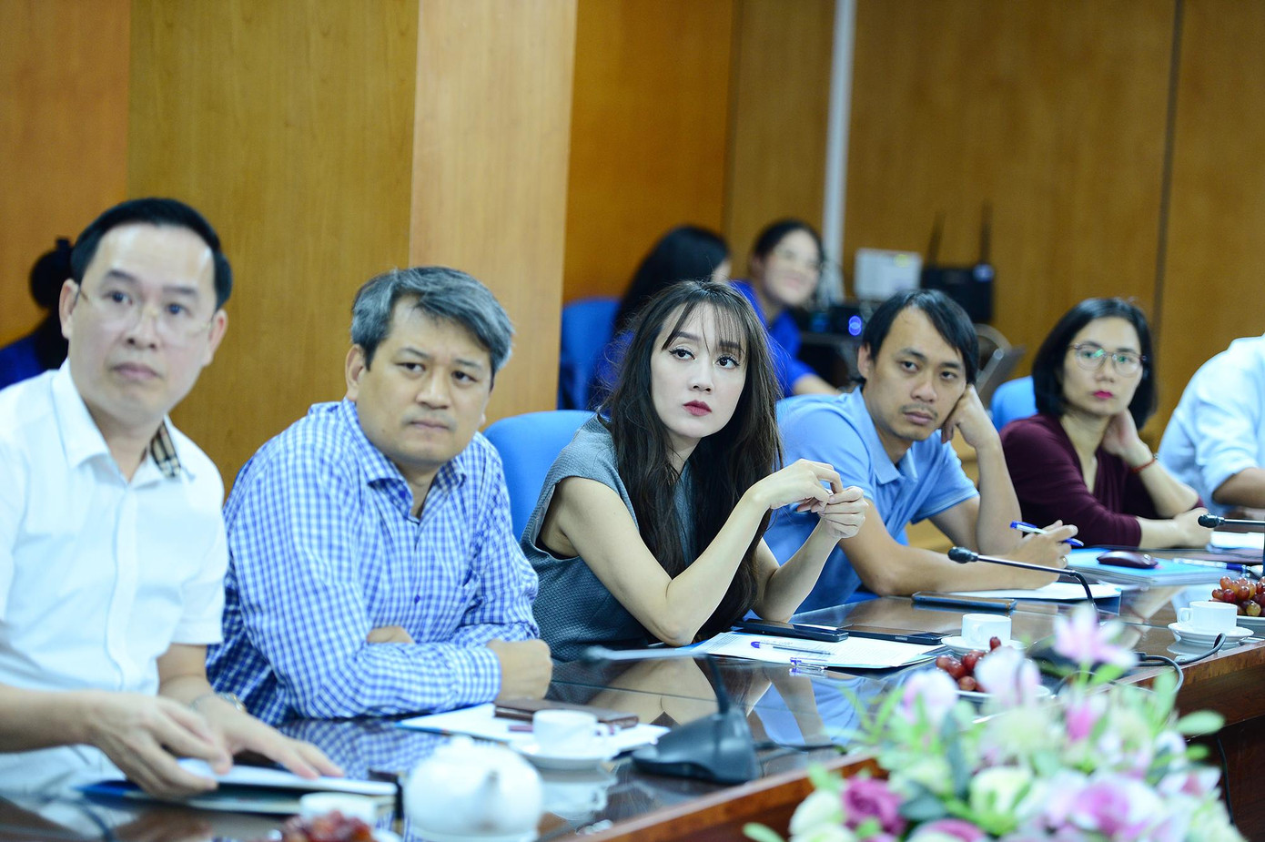 Các thành viên Hội đồng Giải thưởng 'Quả cầu Vàng' năm 2022. Ảnh: DƯƠNG TRIỀU Các thành viên Hội đồng Giải thưởng 'Quả cầu Vàng' năm 2022. Ảnh: DƯƠNG TRIỀU