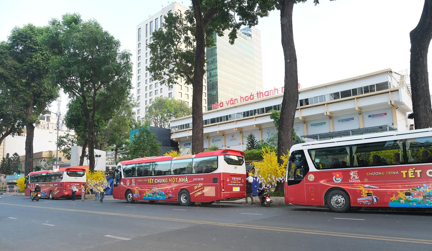 Những chuyến xe trong chương trình "Tết chung một nhà". Những chuyến xe trong chương trình "Tết chung một nhà".