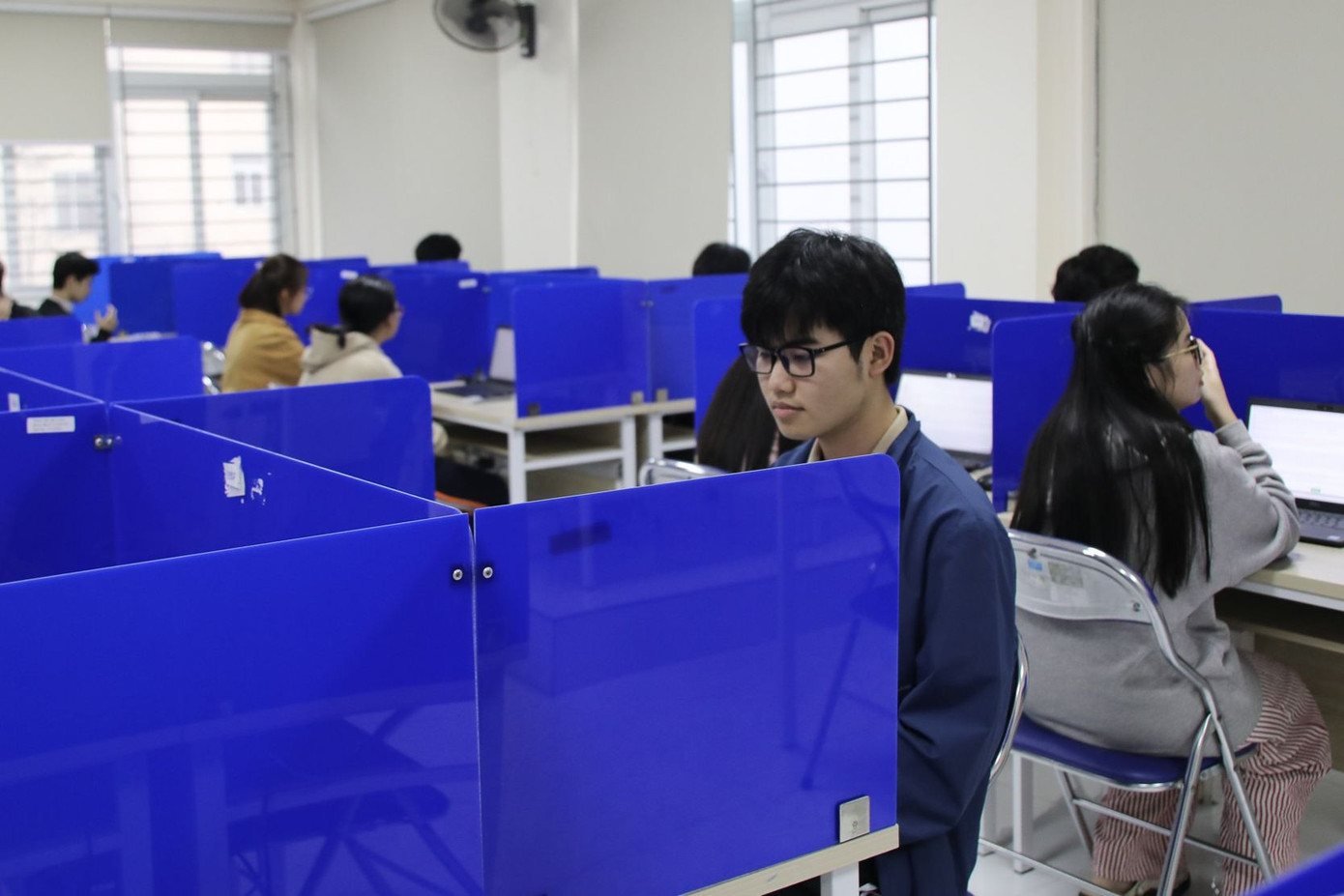 Phổ điểm thi tháng Ba kỳ thi đánh giá năng lực năm 2025 của ĐHQG Hà Nội, cao nhất 130/150 điểm. Ảnh: VNU