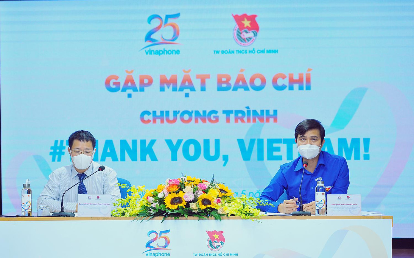 Khởi động chương trình #Thankyou, Vietnam! năm 2021.