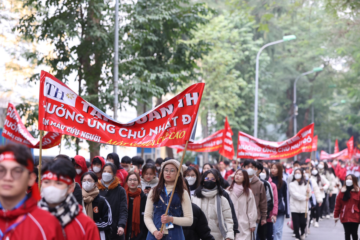 Nhiều đơn vị, cá nhân cùng hưởng ứng chương trình.