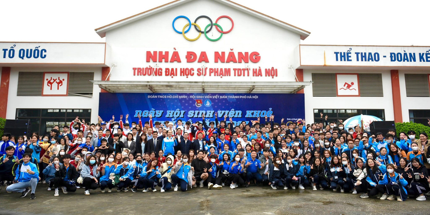 Ngày hội có sự tham gia của 2.000 sinh viên Thủ đô.