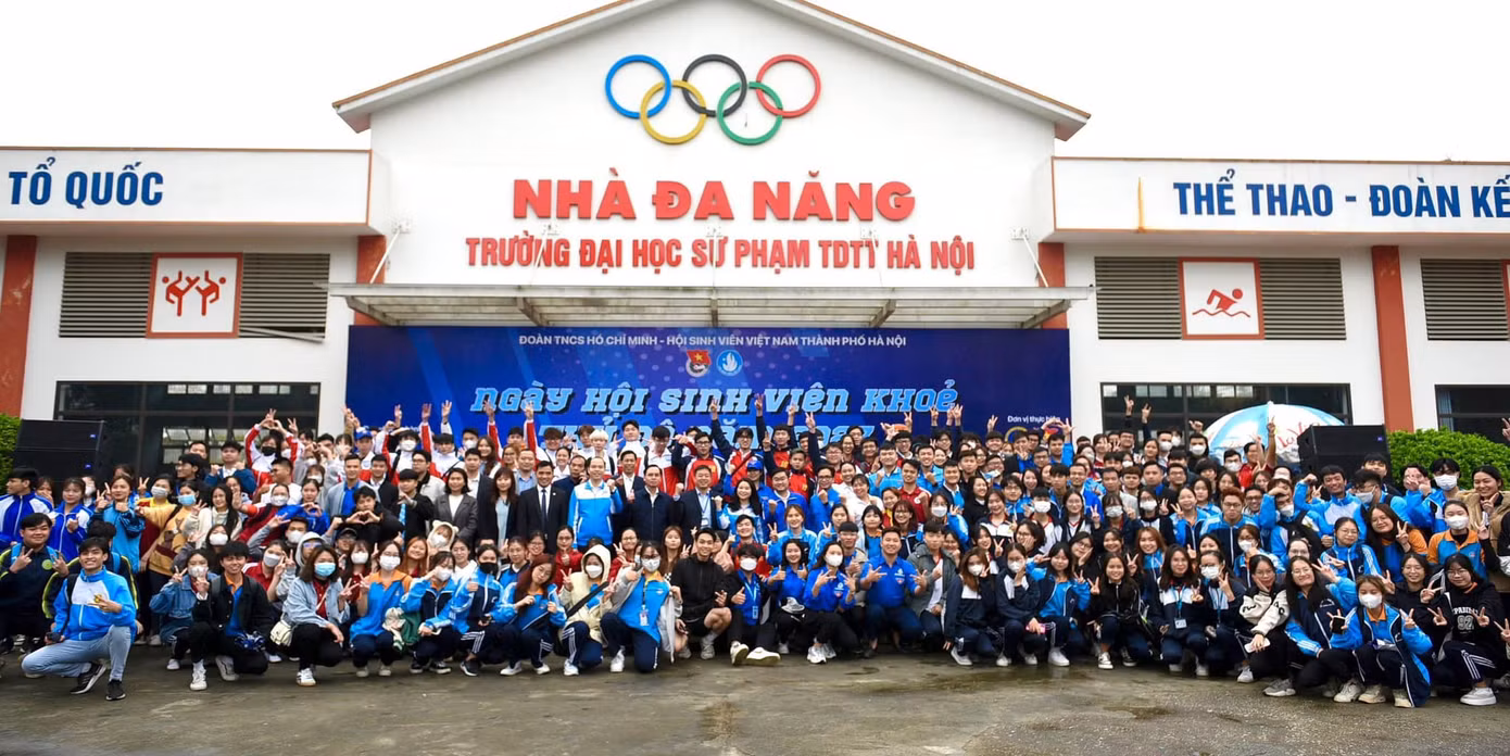 Ngày hội có sự tham gia của 2.000 sinh viên Thủ đô.