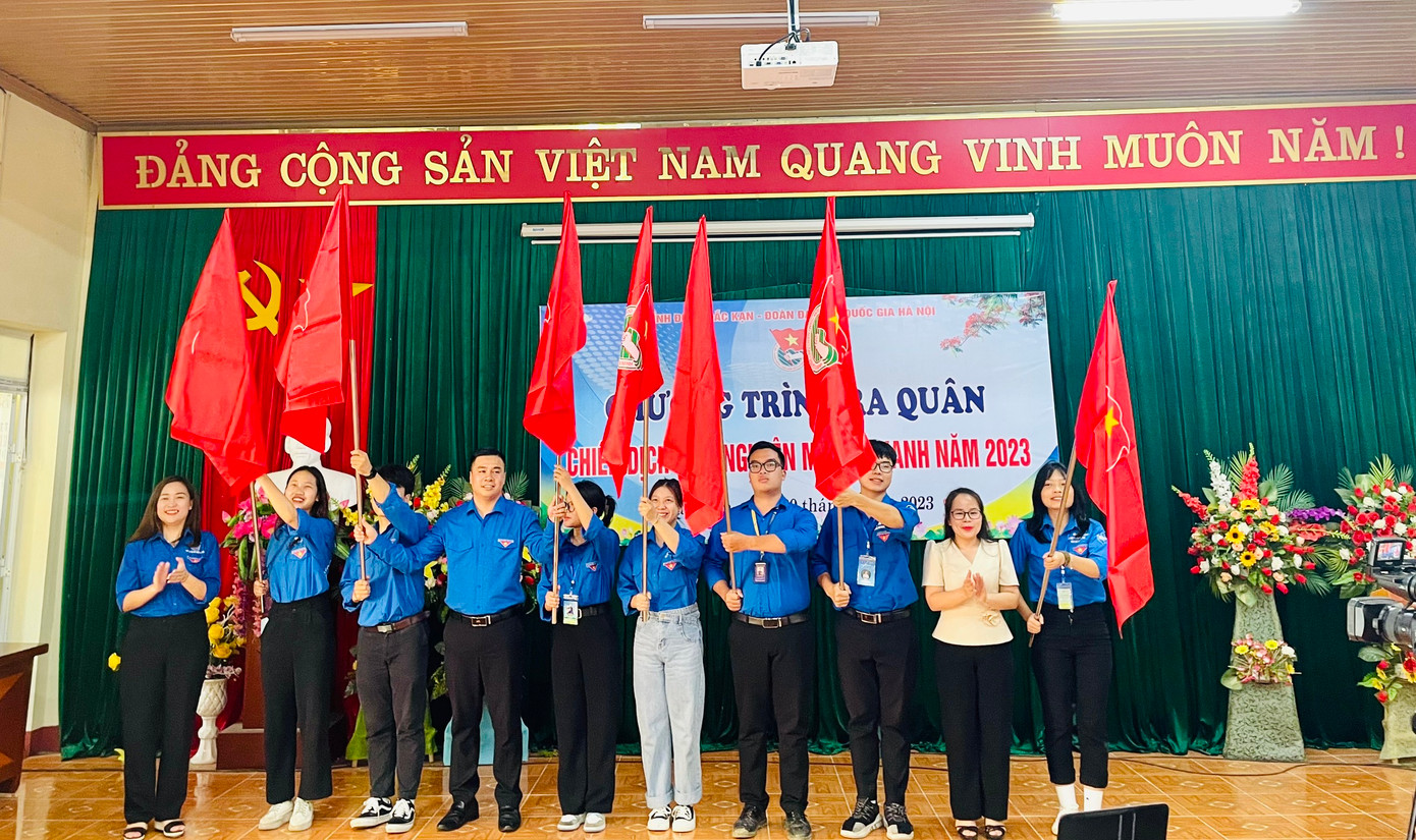 Lễ ra quân Chiến dịch Thanh niên tình nguyện 'Mùa Hè Xanh' năm 2023.