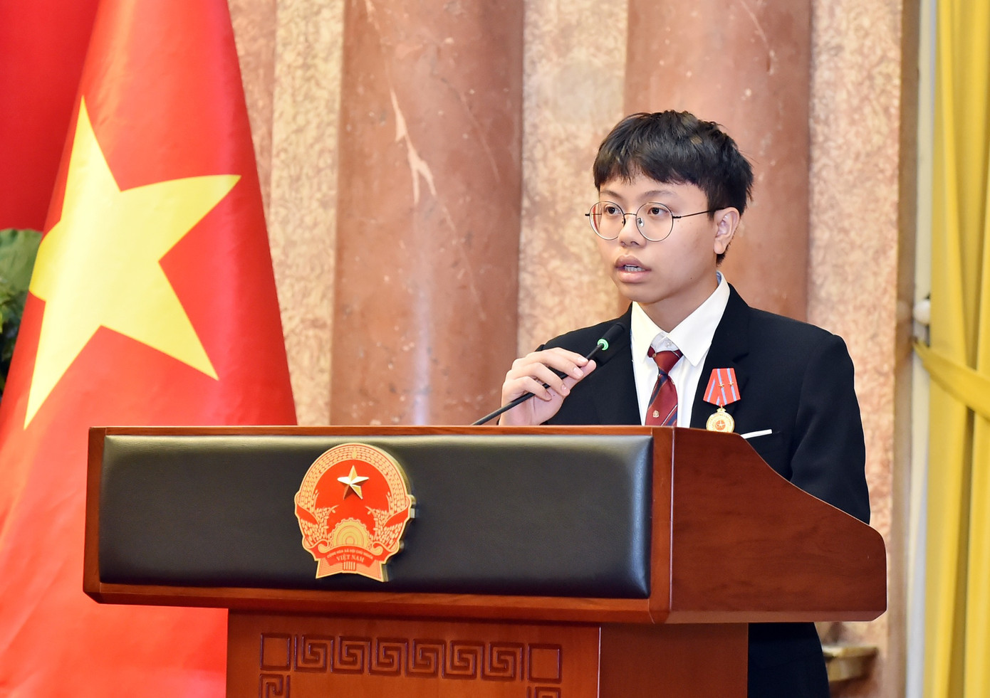 Nguyễn Sĩ Hiếu, sinh viên trường ĐH Y Hà Nội.