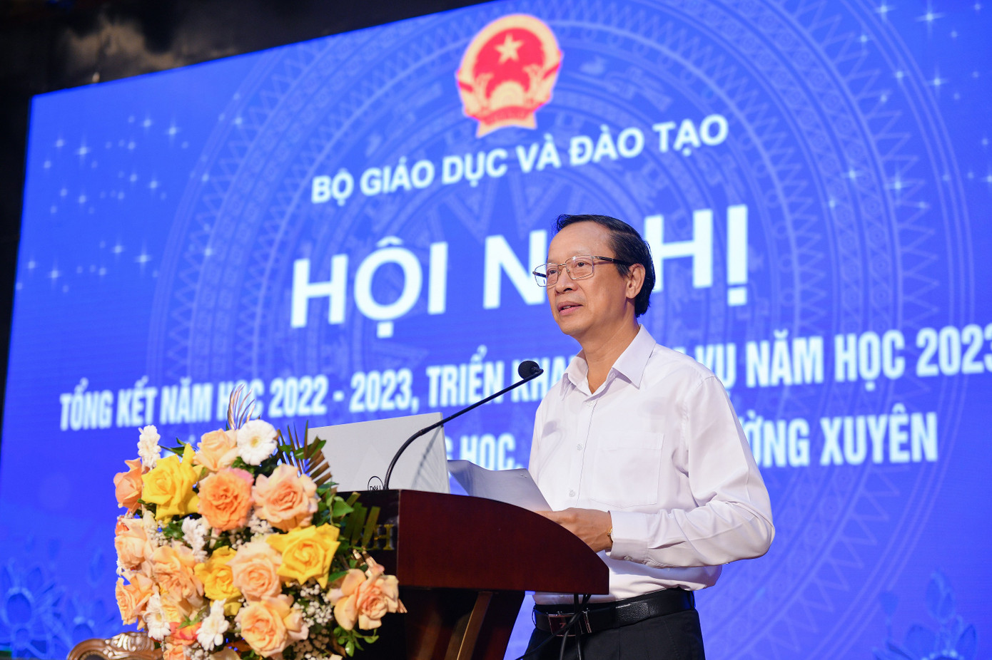 Thứ trưởng Bộ GD - ĐT Phạm Ngọc Thưởng.