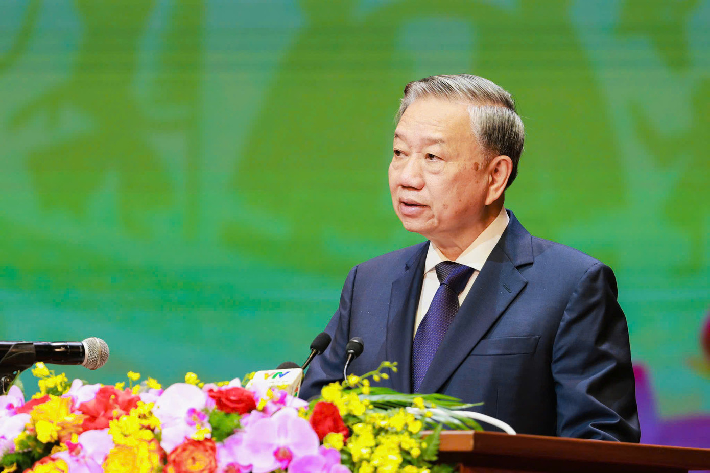 Tổng Bí thư, Chủ tịch nước Tô Lâm tham dự Lễ kỷ niệm 70 năm Ngày Giải phóng Thủ đô (10/10/1954 - 10/10/2024). Ảnh: VIẾT THÀNH