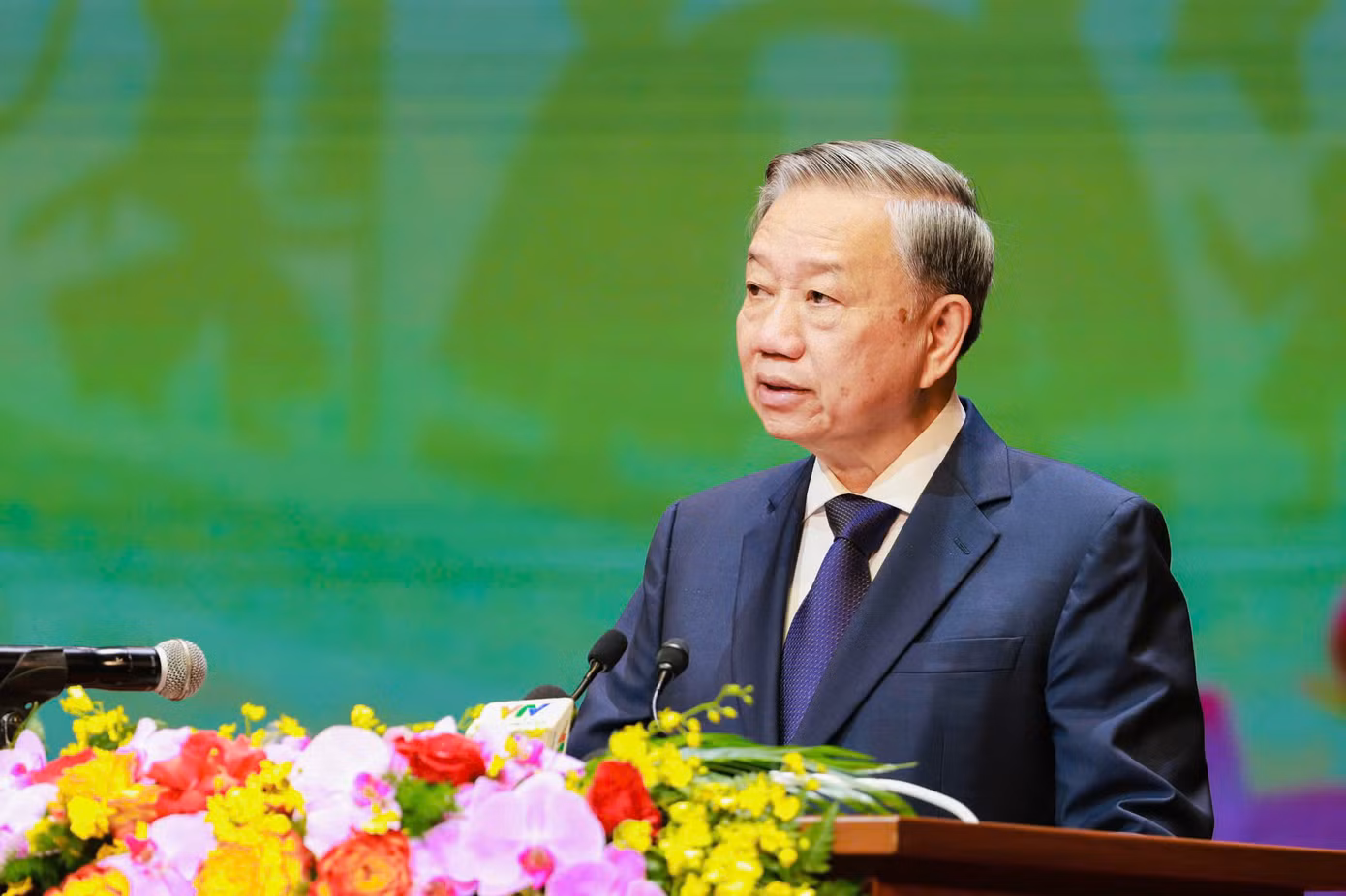 Tổng Bí thư, Chủ tịch nước Tô Lâm tham dự Lễ kỷ niệm 70 năm Ngày Giải phóng Thủ đô (10/10/1954 - 10/10/2024). Ảnh: VIẾT THÀNH