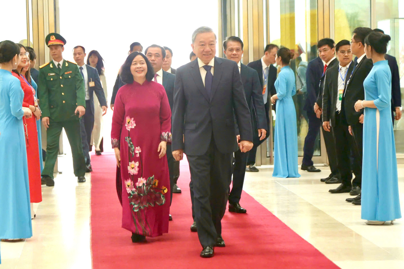 Tổng Bí thư, Chủ tịch nước Tô Lâm tham dự Lễ kỷ niệm 70 năm Ngày Giải phóng Thủ đô (10/10/1954 - 10/10/2024). Ảnh: VIẾT THÀNH