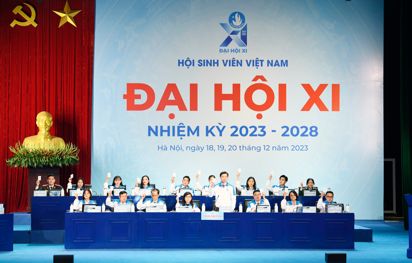 Các đại biểu hiệp thương bầu Ban Chấp hành, Ban Kiểm tra T.Ư Hội Sinh viên Việt Nam khóa XI. Các đại biểu hiệp thương bầu Ban Chấp hành, Ban Kiểm tra T.Ư Hội Sinh viên Việt Nam khóa XI.