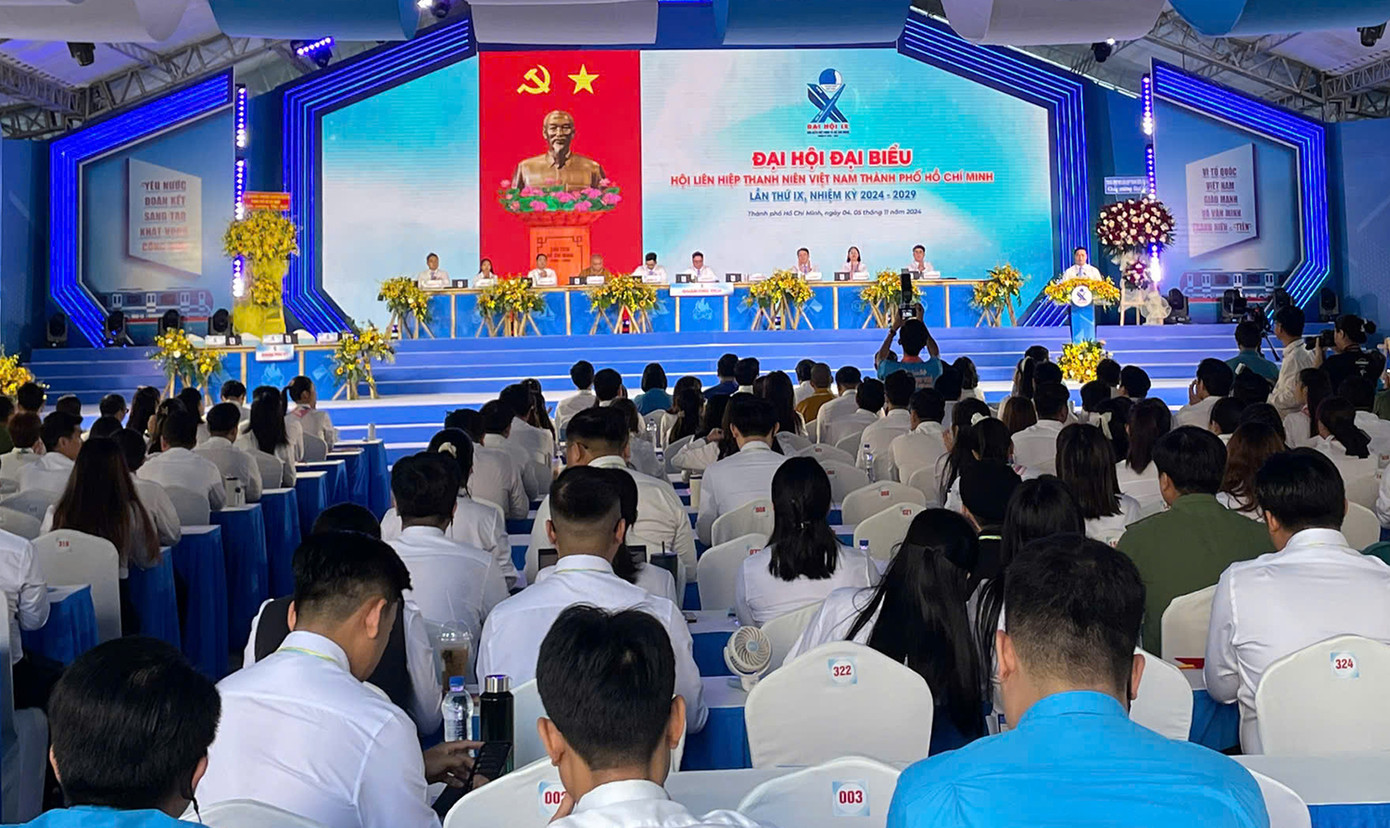 Khai mạc Đại hội đại biểu Hội LHTN TP. HCM lần thứ IX, nhiệm kỳ 2024 - 2029.