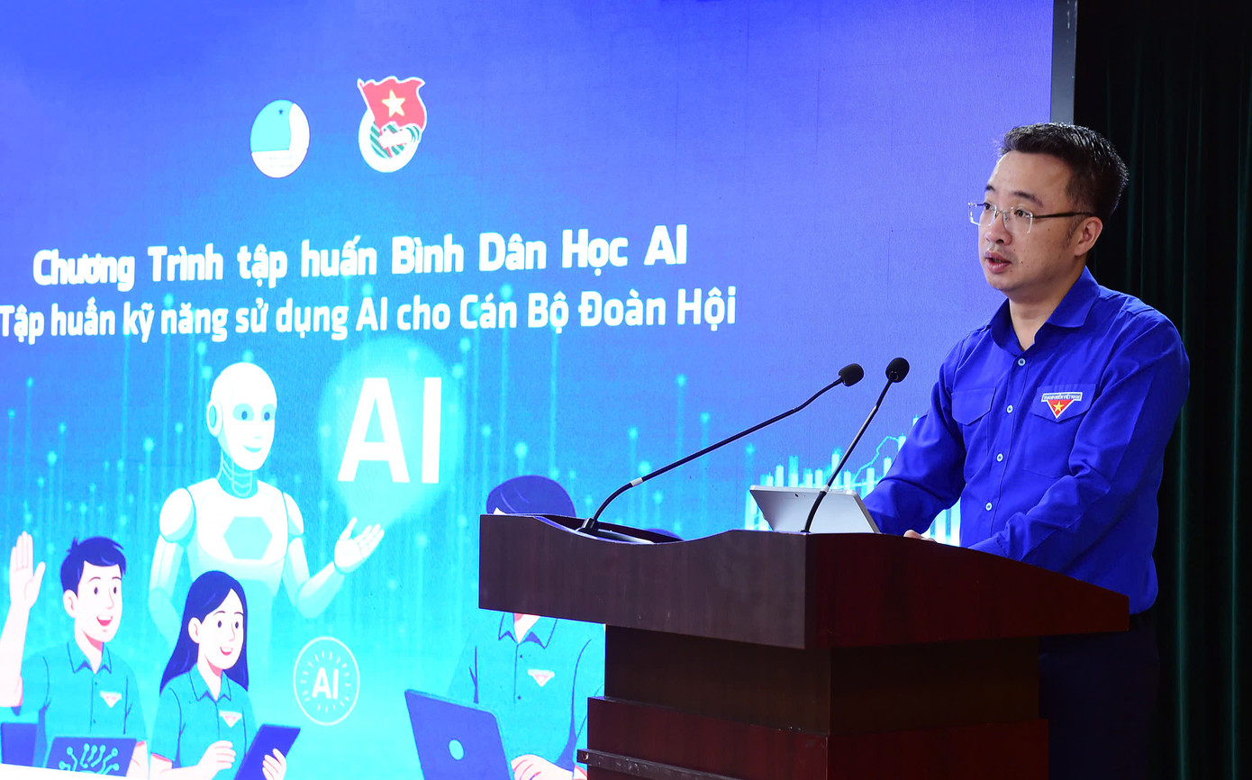 Anh Nguyễn Tường Lâm - Bí thư T.Ư Đoàn, Chủ tịch T.Ư Hội LHTN Việt Nam phát biểu tại chương trình. Anh Nguyễn Tường Lâm - Bí thư T.Ư Đoàn, Chủ tịch T.Ư Hội LHTN Việt Nam phát biểu tại chương trình.