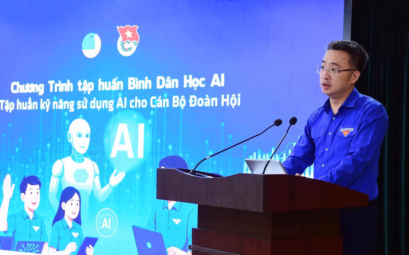 Anh Nguyễn Tường Lâm - Bí thư T.Ư Đoàn, Chủ tịch T.Ư Hội LHTN Việt Nam phát biểu tại chương trình. Anh Nguyễn Tường Lâm - Bí thư T.Ư Đoàn, Chủ tịch T.Ư Hội LHTN Việt Nam phát biểu tại chương trình.