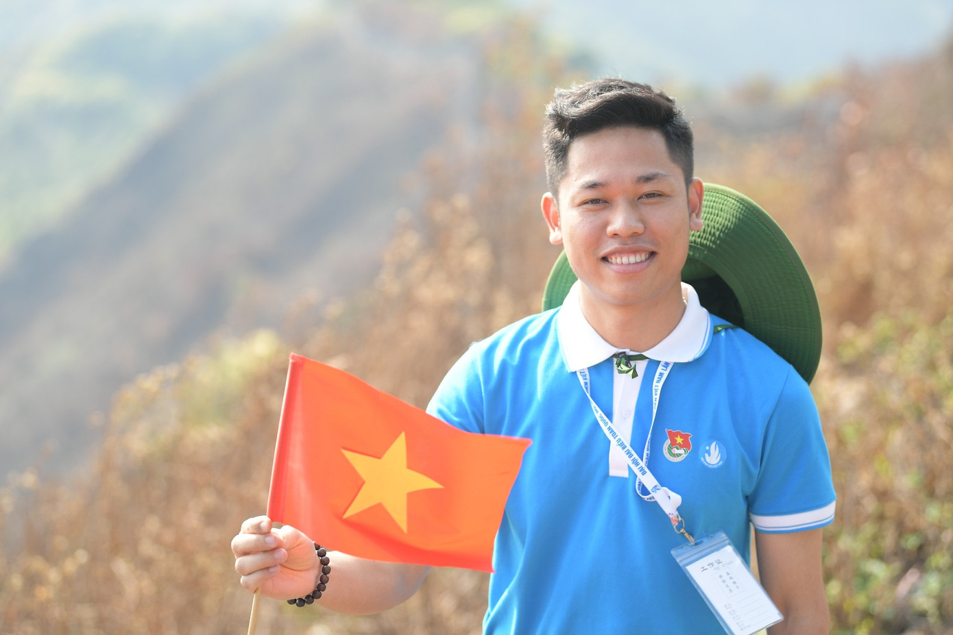 Anh Tưởng Văn Thuấn - Chủ tịch Hội Sinh viên ĐHQG Hà Nội.