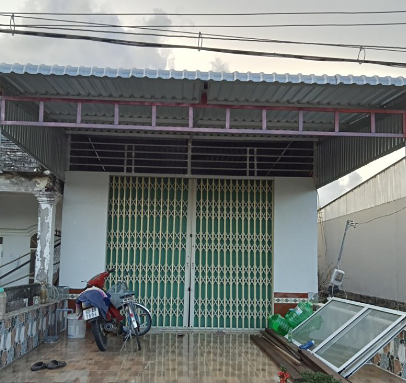 Ngôi nhà nữ sinh đang ở.