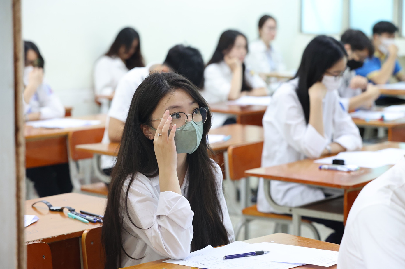 Thí sinh tham dự kỳ thi tốt nghiệp THPT 2023. Thí sinh tham dự kỳ thi tốt nghiệp THPT 2023.