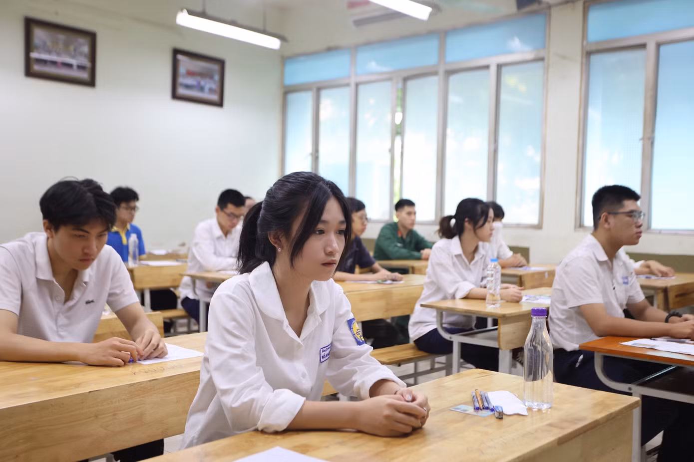 Thí sinh tham dự kỳ thi tốt nghiệp THPT 2023. Ảnh: TRỌNG TÀI