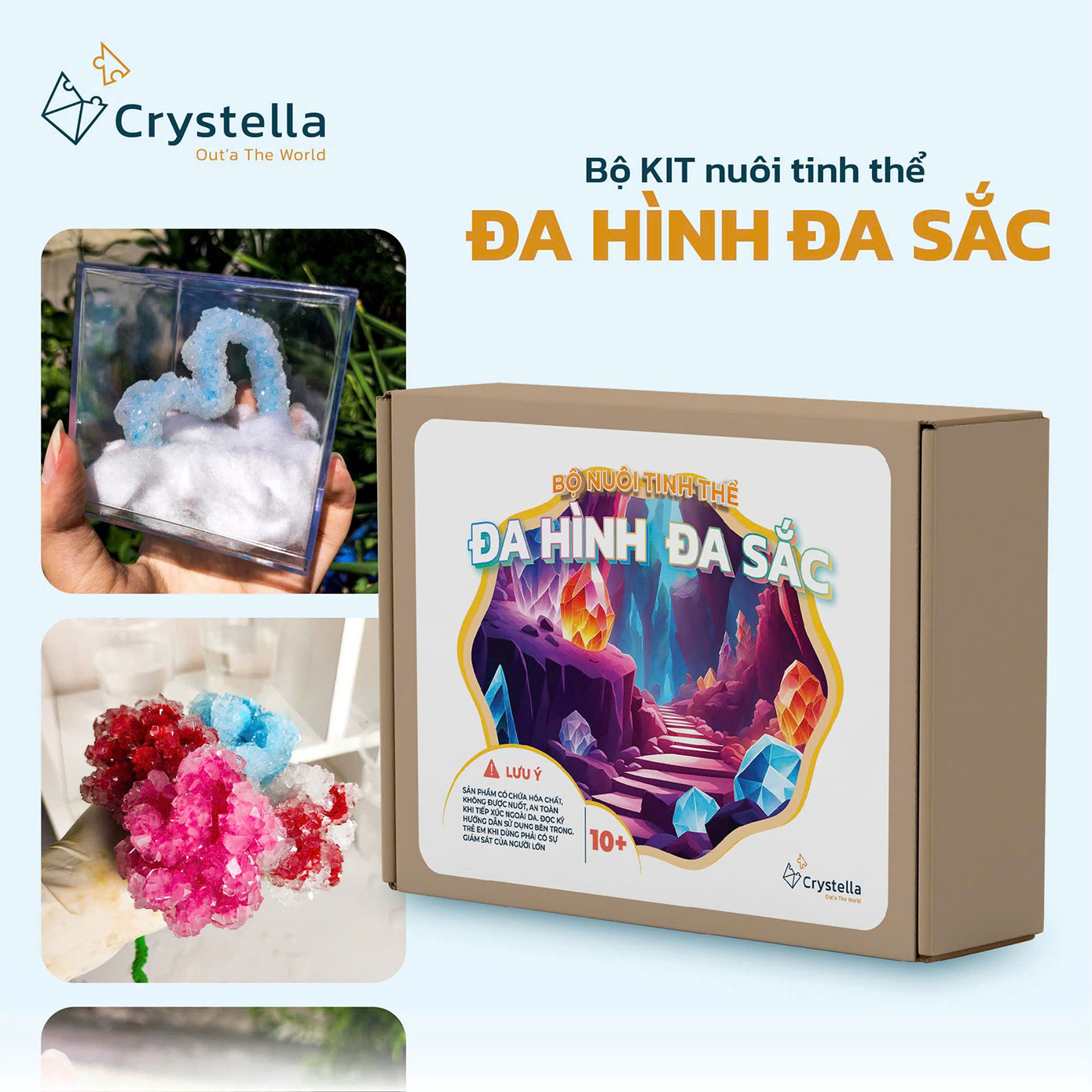Dự án Crystella – Bộ kit thí nghiệm khoa học. Dự án Crystella – Bộ kit thí nghiệm khoa học.