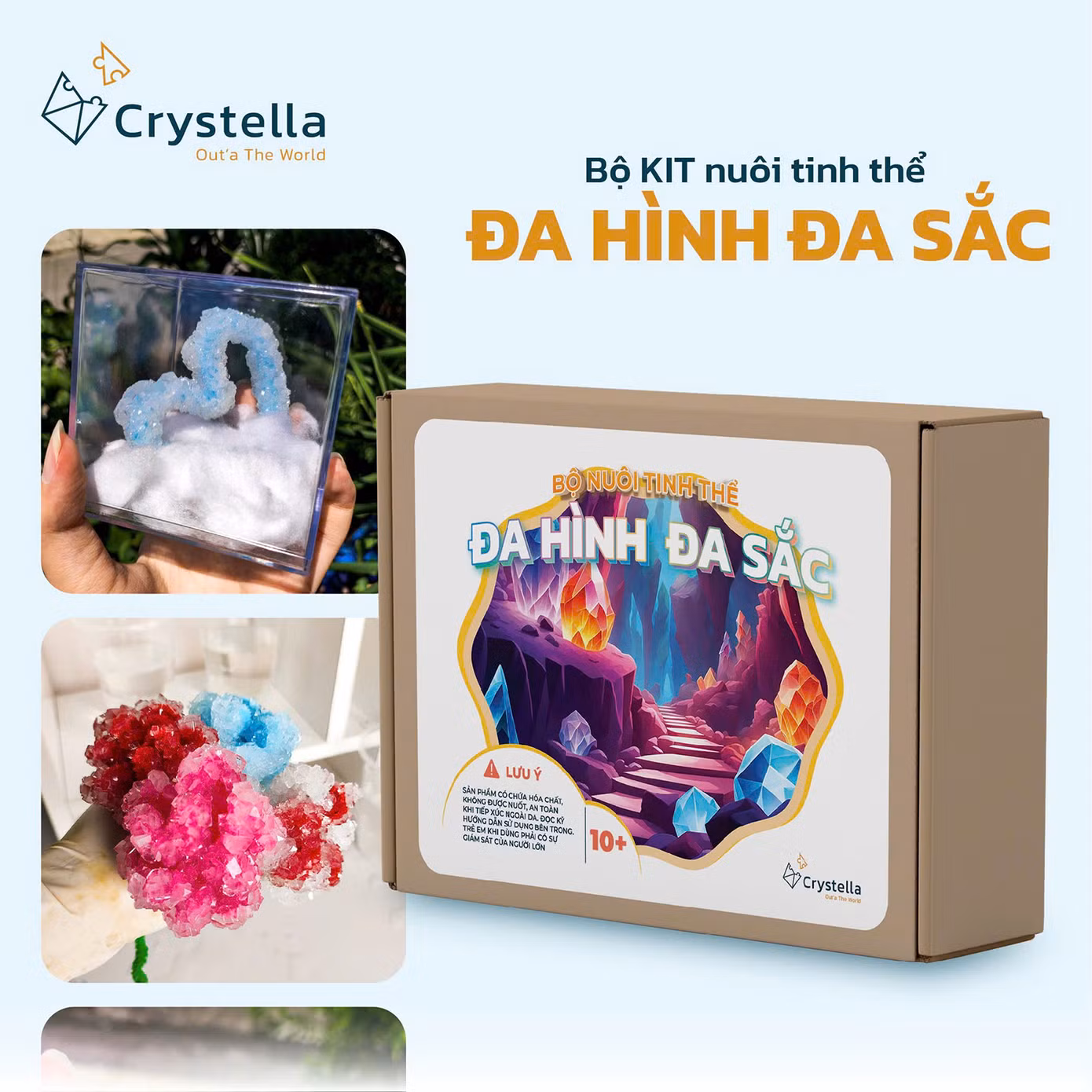 Dự án Crystella – Bộ kit thí nghiệm khoa học.