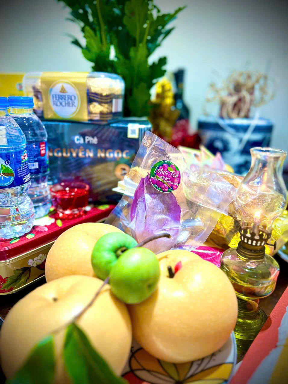 Mâm cơm cúng ngày 23 tháng Chạp.