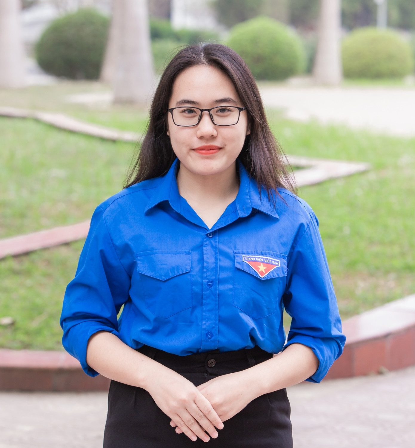 Dương Thị Quý Nga đã tích cực học tập, tham gia các hoạt động xã hội và sớm được kết nạp Đảng khi còn là học sinh lớp 12. Ảnh: NVCC Dương Thị Quý Nga đã tích cực học tập, tham gia các hoạt động xã hội và sớm được kết nạp Đảng khi còn là học sinh lớp 12. Ảnh: NVCC