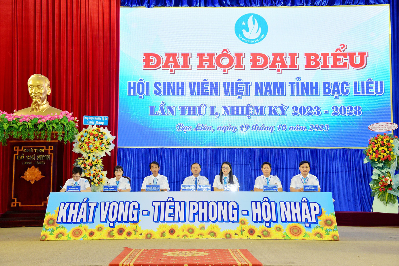 Đại hội Đại biểu Hội Sinh viên tỉnh Bạc Liêu lần thứ I, nhiệm kỳ 2023 – 2028. Đại hội Đại biểu Hội Sinh viên tỉnh Bạc Liêu lần thứ I, nhiệm kỳ 2023 – 2028.