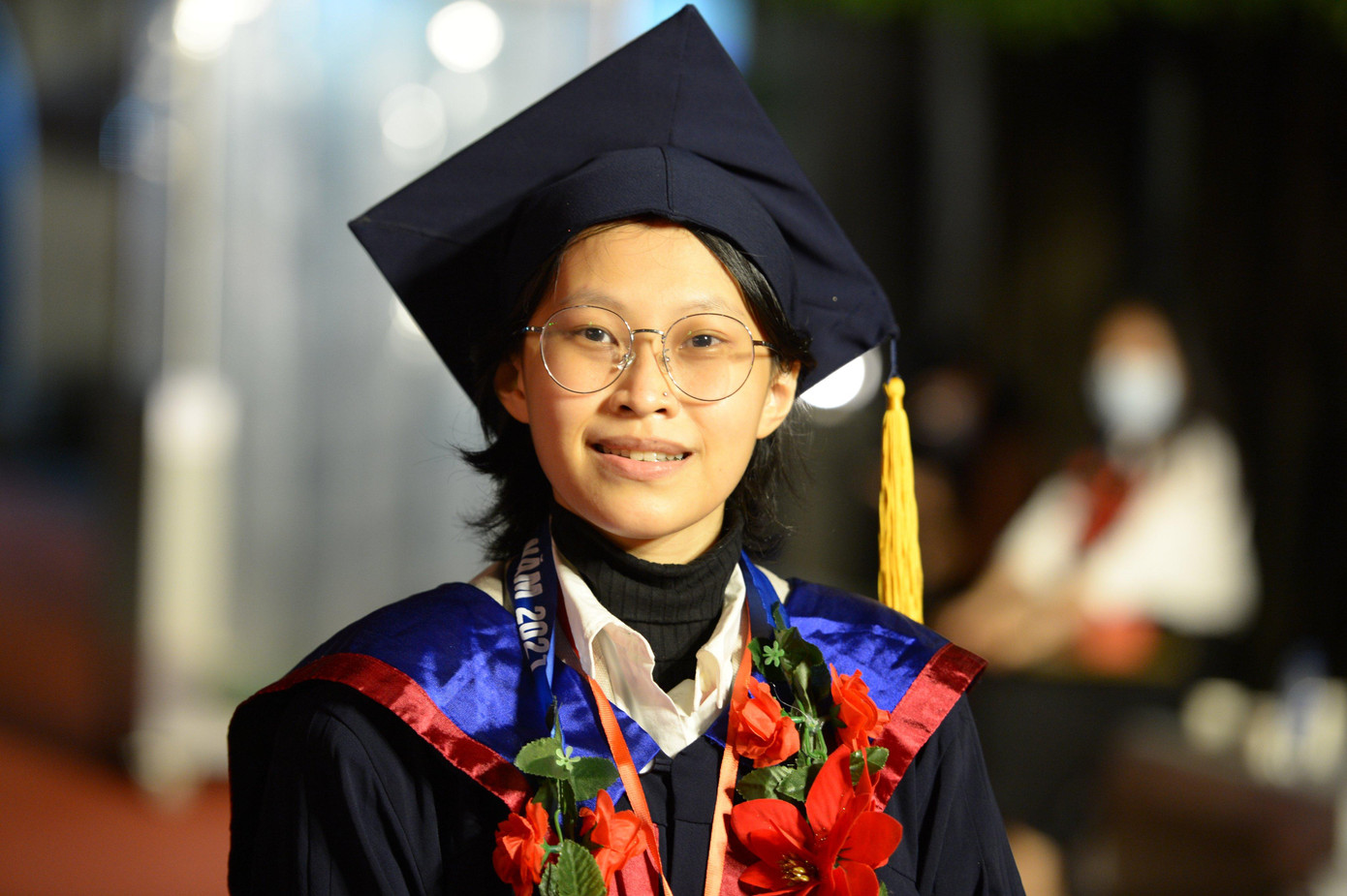 Lê Mỹ Quỳnh tốt nghiệp thủ khoa của Học viện Kỹ thuật Mật mã. Lê Mỹ Quỳnh tốt nghiệp thủ khoa của Học viện Kỹ thuật Mật mã.