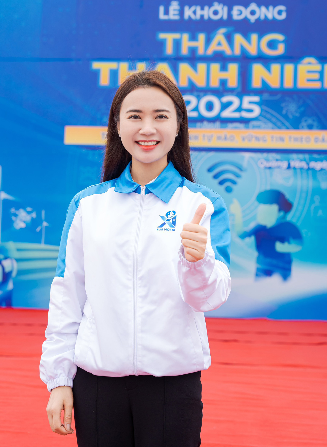 Chị Nguyễn Phương Thảo – Phó Bí thư thường trực Tỉnh Đoàn Quảng Ninh, Chủ tịch Hội Sinh viên tỉnh Quảng Ninh.