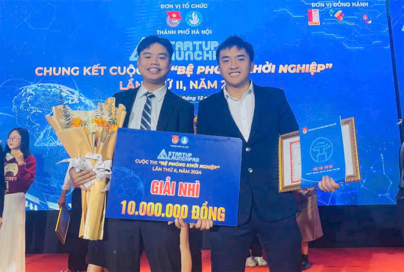 Từ ý tưởng trên giảng đường đến giải Nhì cuộc thi ‘Bệ phóng khởi nghiệp sinh viên 2024’.
