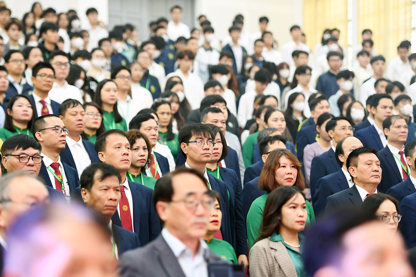 Các thế hệ nhà giáo của Học viện Nông nghiệp Việt Nam có mặt tại chương trình.