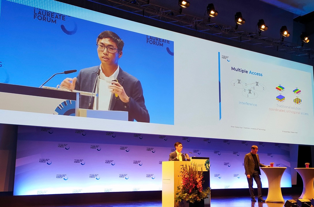 TS Ngô Khắc Hoàng phát biểu tại Diễn đàn khoa học Heidellberg 2022.